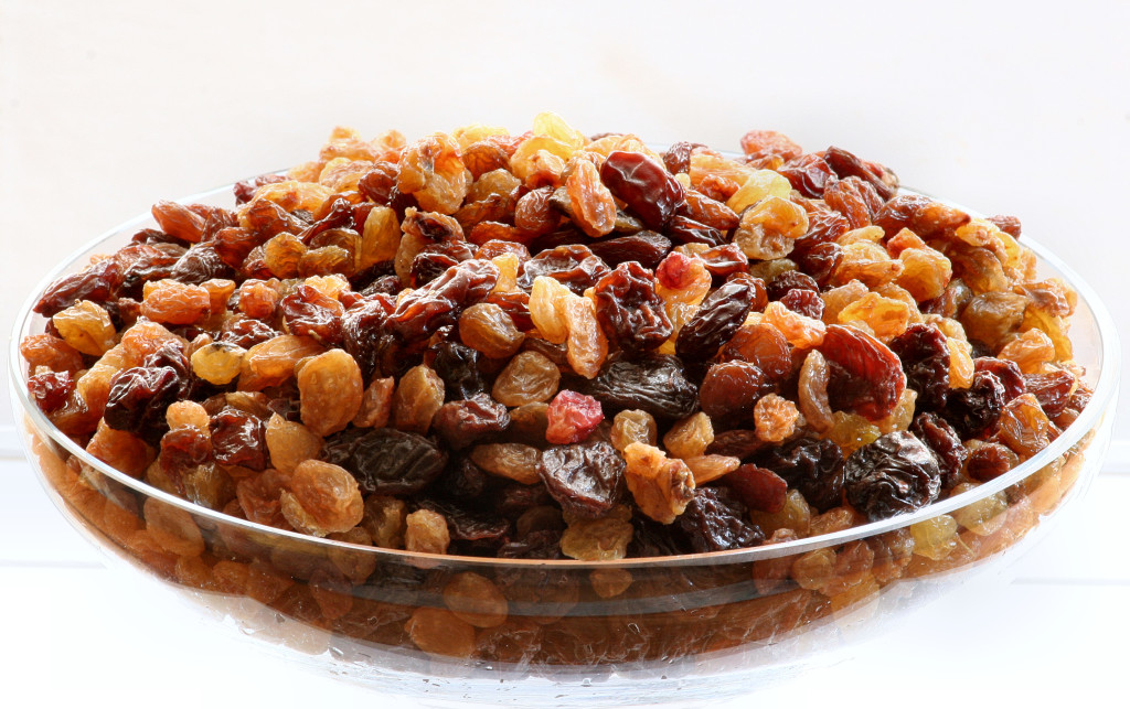 Raisins different types mixed varities