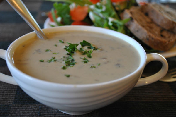 Cream of mushroom soup