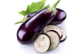 brinjal sliced pieces