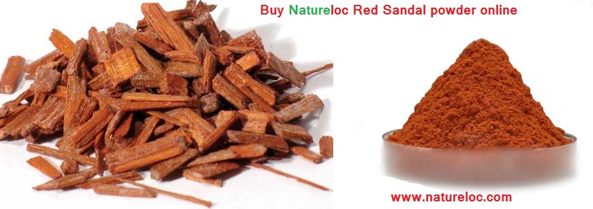 natureloc red sandal powder and pieces