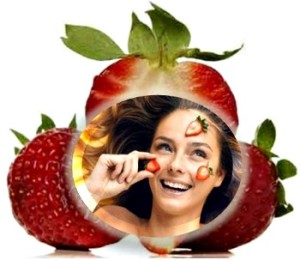 strawberry-face mask skin natureloc