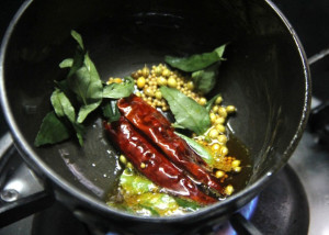 tempering in keralal cooking