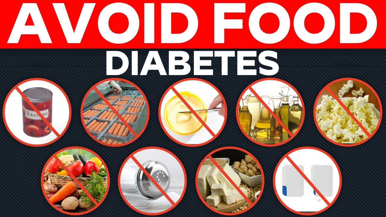 Diabetic Foods To Avoid Chart