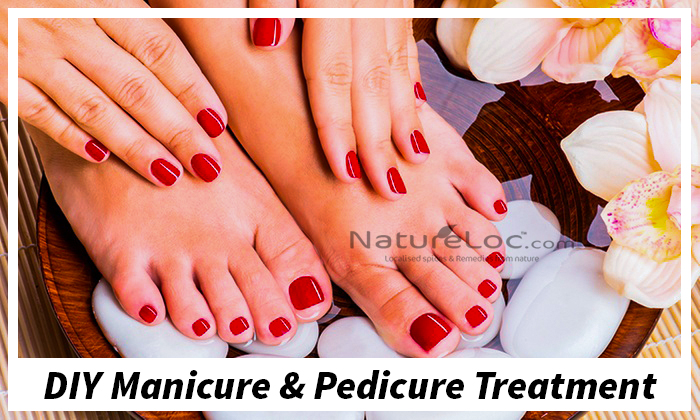 DIY Manicure And Pedicure Treatment