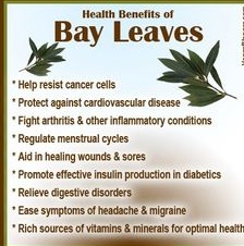 Health benefits of Bay leaf