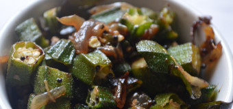 Vendakka Mezhukkupuratti or Lady’s finger stir fry