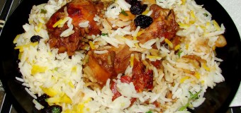 Tasty Chicken Biriyani preparation