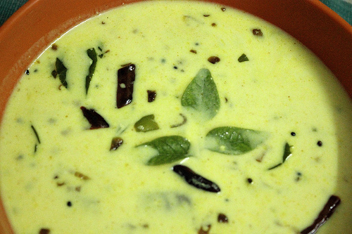 Moru Kachiyatu, Moru curry, Pulissery or Seasoned buttermilk