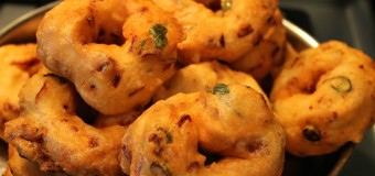 Soft and spicy Uzhunnu vada or Urad dal vada