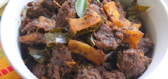 Beef Ularthiyathu or Roasted beef fry