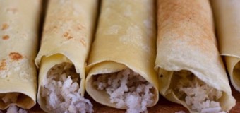 Madakku san or coconut filled crepe