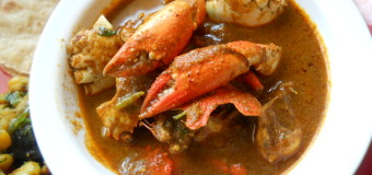 Traditional Kerala Crab curry or Nadan Njandu Curry