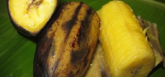 Ethakkapazham Puzhungiyathu or steamed ripe plantain