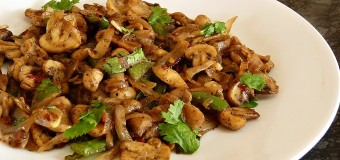 Mushroom cooking recipes – Mushroom Poriyal