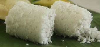 Soft and tasty Puttu or Steamed rice flour cake recipe