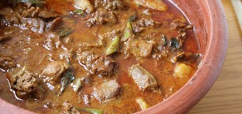 Traditional spicy Duck curry or Nadan tharavu curry