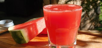 Chilled and simple watermelon juice