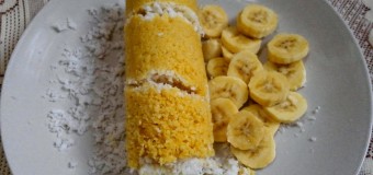 Corn puttu –  steamed corn flour cake recipes