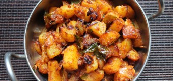 Simple Potato roast or Ennai Urulai Kizhangu Varuval recipe