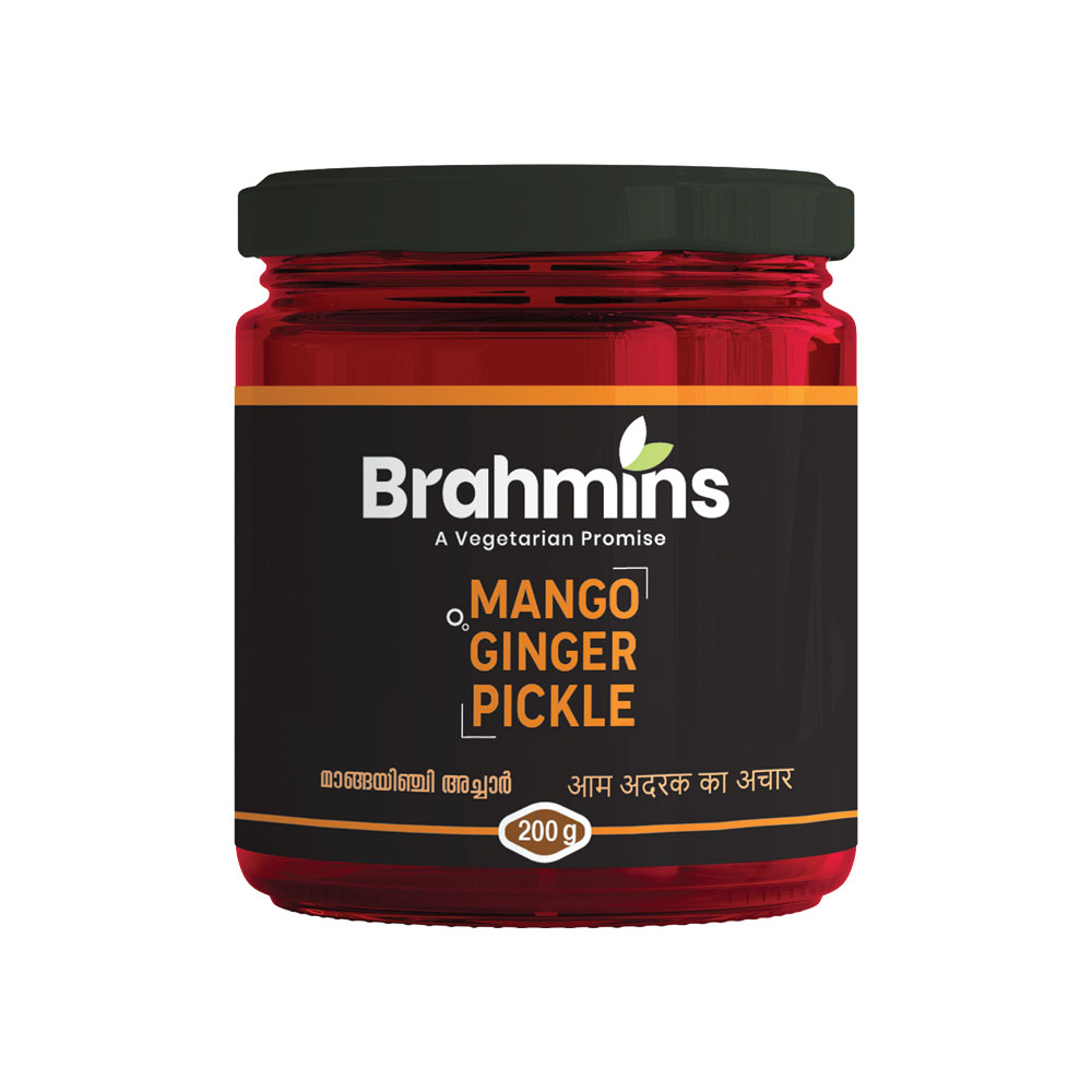 Brahmins ginger mango pickle inchi manga achaar online